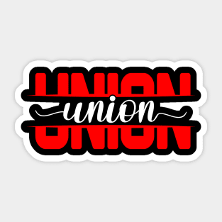 Union Within Union: Amplifying Unity Through Striking Design Sticker